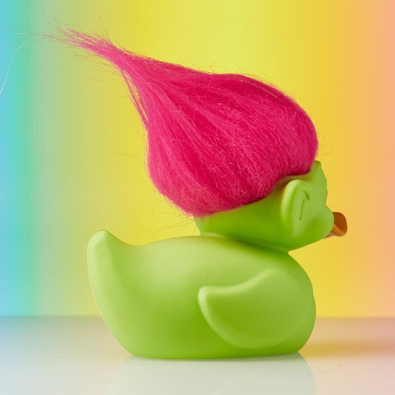  Trolls: First Edition - Green Troll with Pink Hair Tubbz  5056280438243