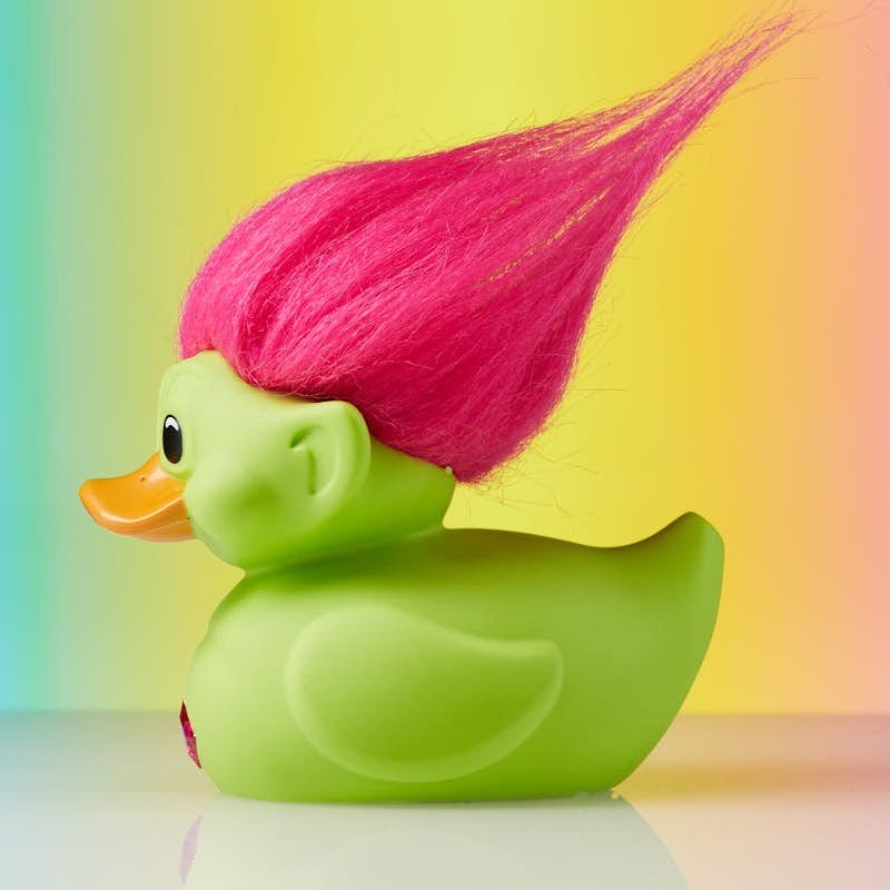  Trolls: First Edition - Green Troll with Pink Hair Tubbz  5056280438243