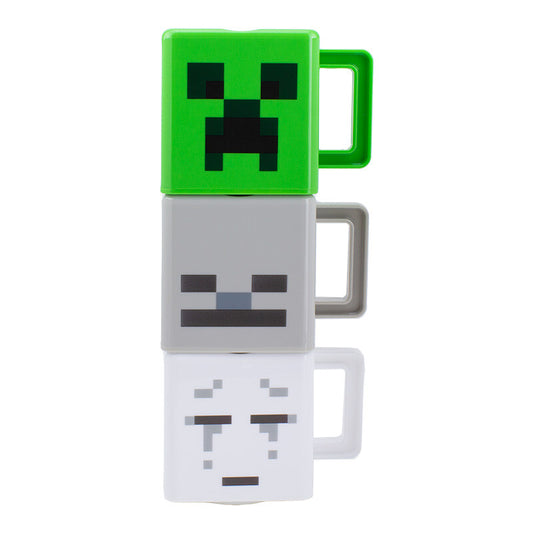  Minecraft: Set of 3 Stacking Mugs  5055964785383