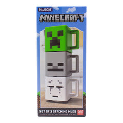  Minecraft: Set of 3 Stacking Mugs  5055964785383