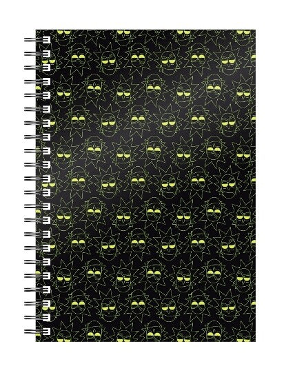  Rick and Morty: Rick Pattern Spiral Notebook  8435450246616
