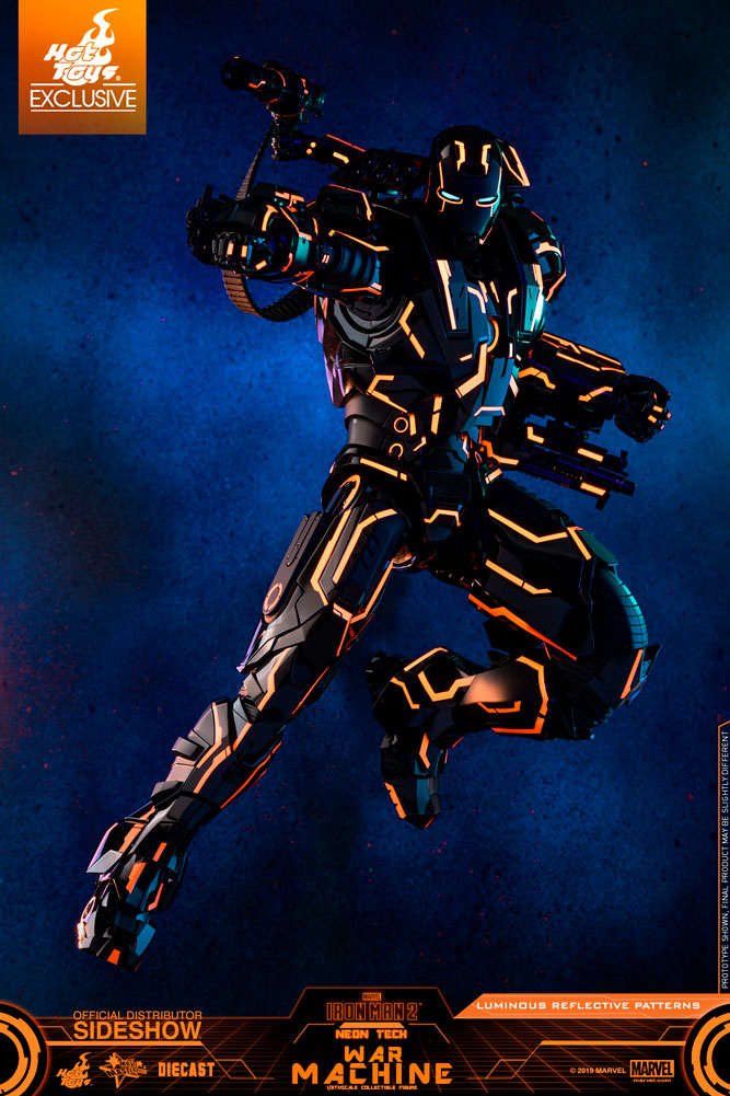  Marvel: Neon Tech War Machine 1:6 Scale Figure  4895228602657
