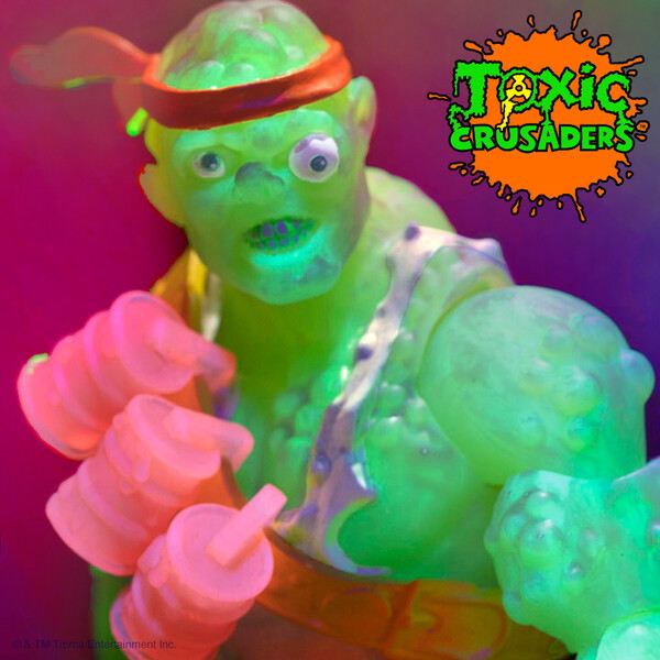  Toxic Crusaders: Ultimates - Radioactive Red Rage Toxie 8 inch Action Figure  0840049815803