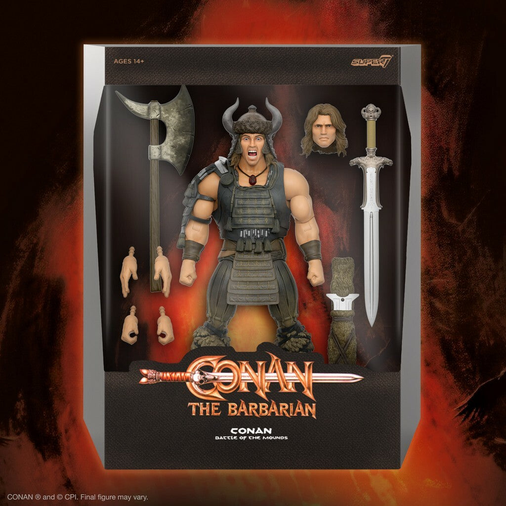  Conan the Barbarian: Ultimates Wave 5 - Battle of the Mounds Conan 7 inch Action Figure  0811169036966