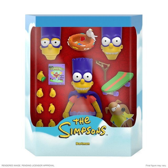  The Simpsons: Ultimates Wave 2 - Bartman 7 inch Action Figure  0840049824096