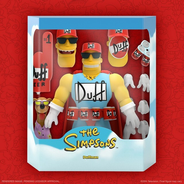  The Simpsons: Ultimates Wave 2 - Duffman 7 inch Action Figure  0840049824072