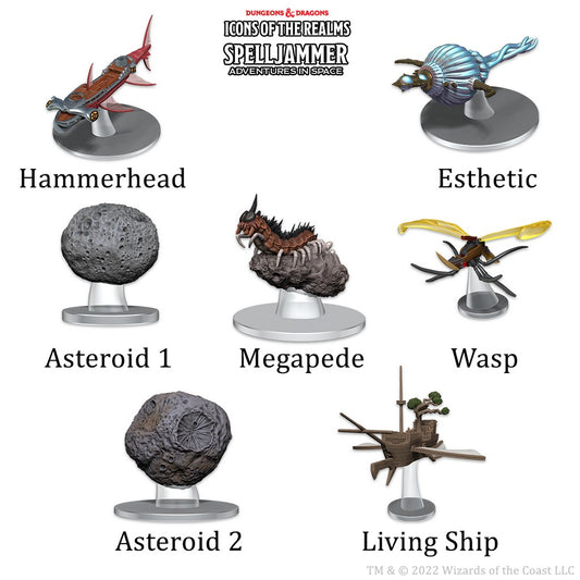  Dungeons and Dragons: Icons of the Realms - Ship Scale - Asteroid Encounters  0634482961810