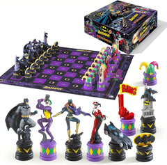 chess set batman (dark knight vs joker)