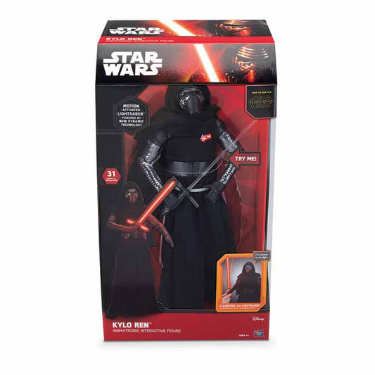 Figura Star Wars con sonido y iluminación Kylo Ren