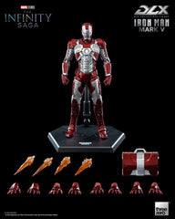 Infinity Saga DLX Action Figure 1/12 Iron Man Mark 5 17 cm 4897056204010