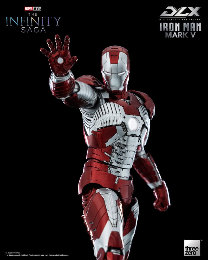 Infinity Saga DLX Action Figure 1/12 Iron Man Mark 5 17 cm 4897056204010