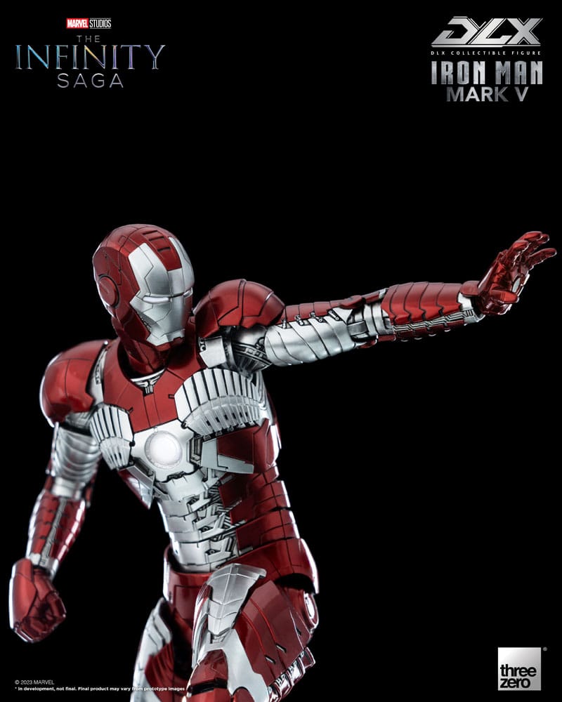 Infinity Saga DLX Action Figure 1/12 Iron Man Mark 5 17 cm 4897056204010