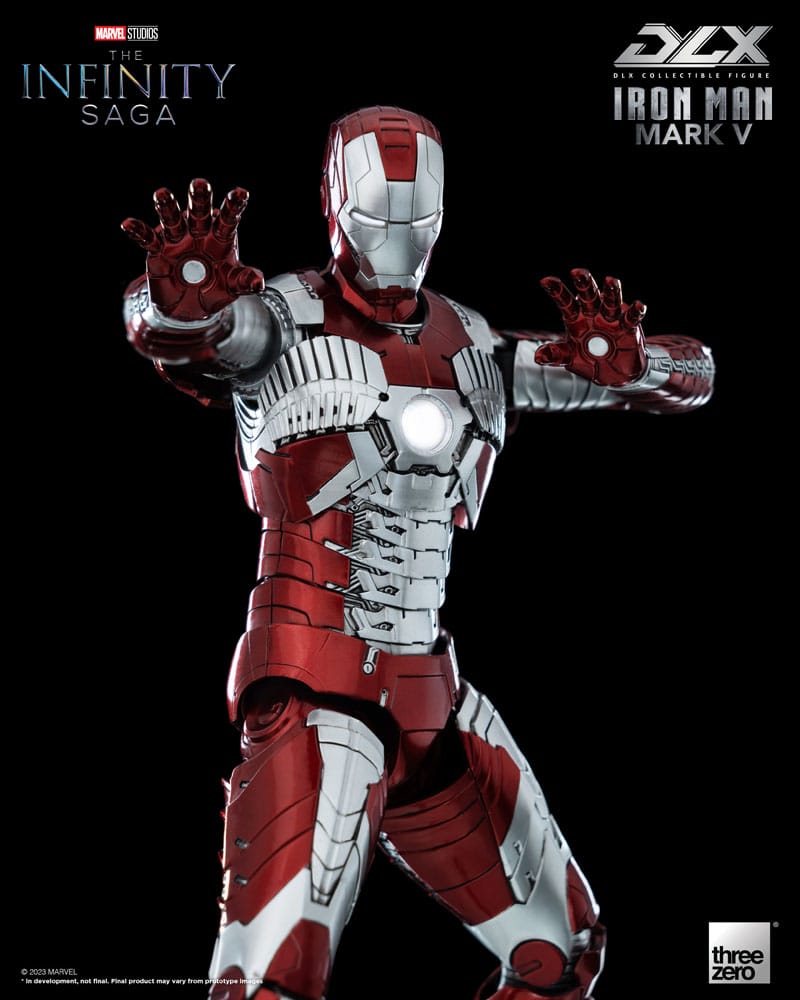 Infinity Saga DLX Action Figure 1/12 Iron Man Mark 5 17 cm 4897056204010