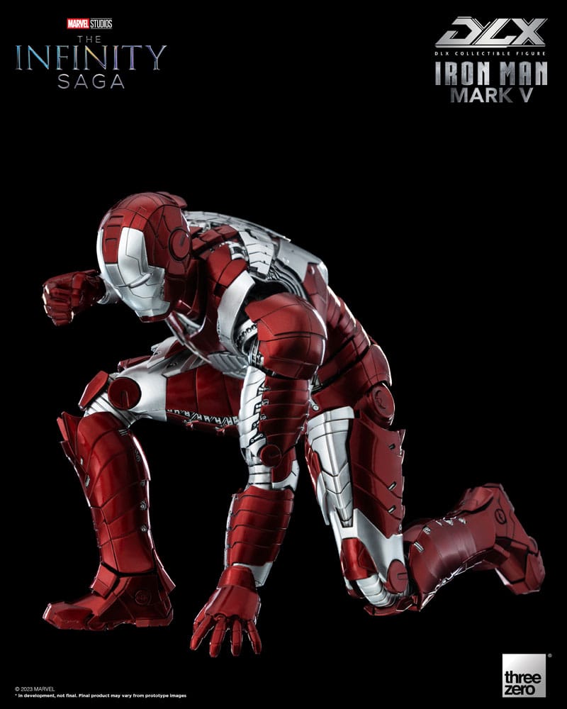 Infinity Saga DLX Action Figure 1/12 Iron Man Mark 5 17 cm 4897056204010