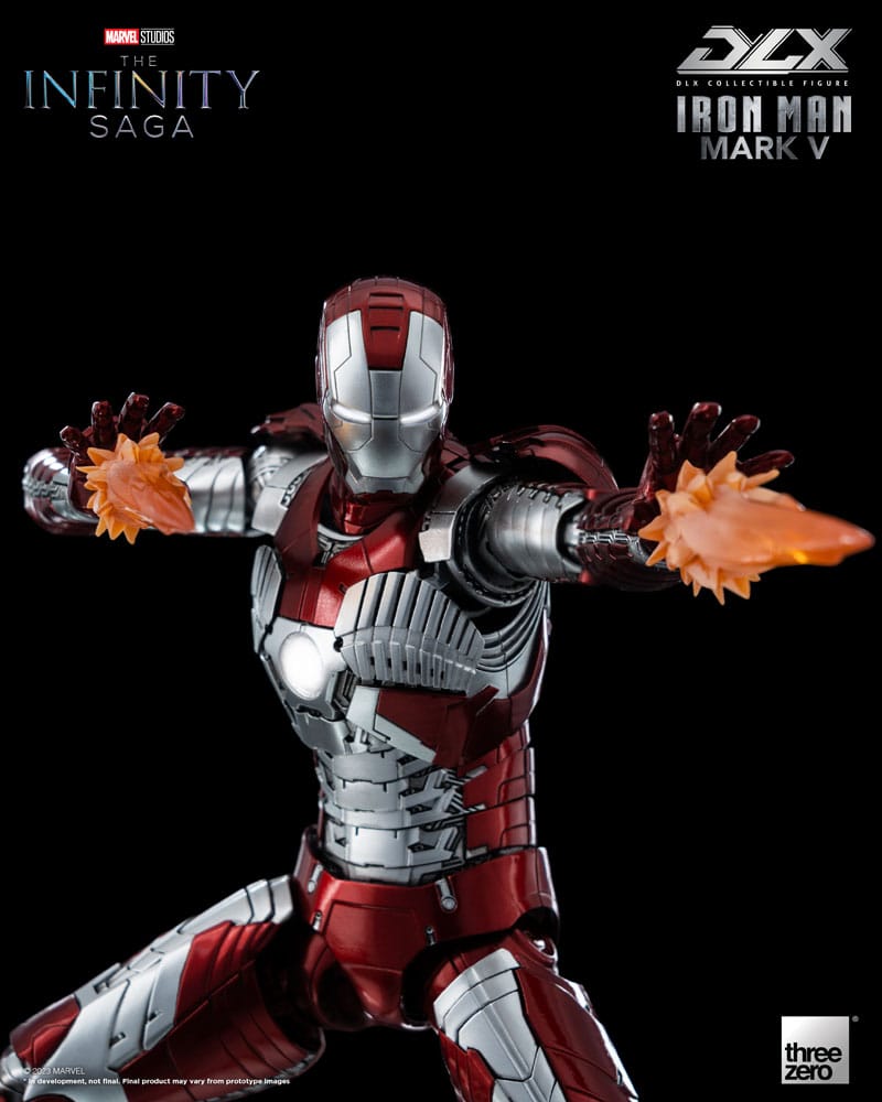 Infinity Saga DLX Action Figure 1/12 Iron Man Mark 5 17 cm 4897056204010