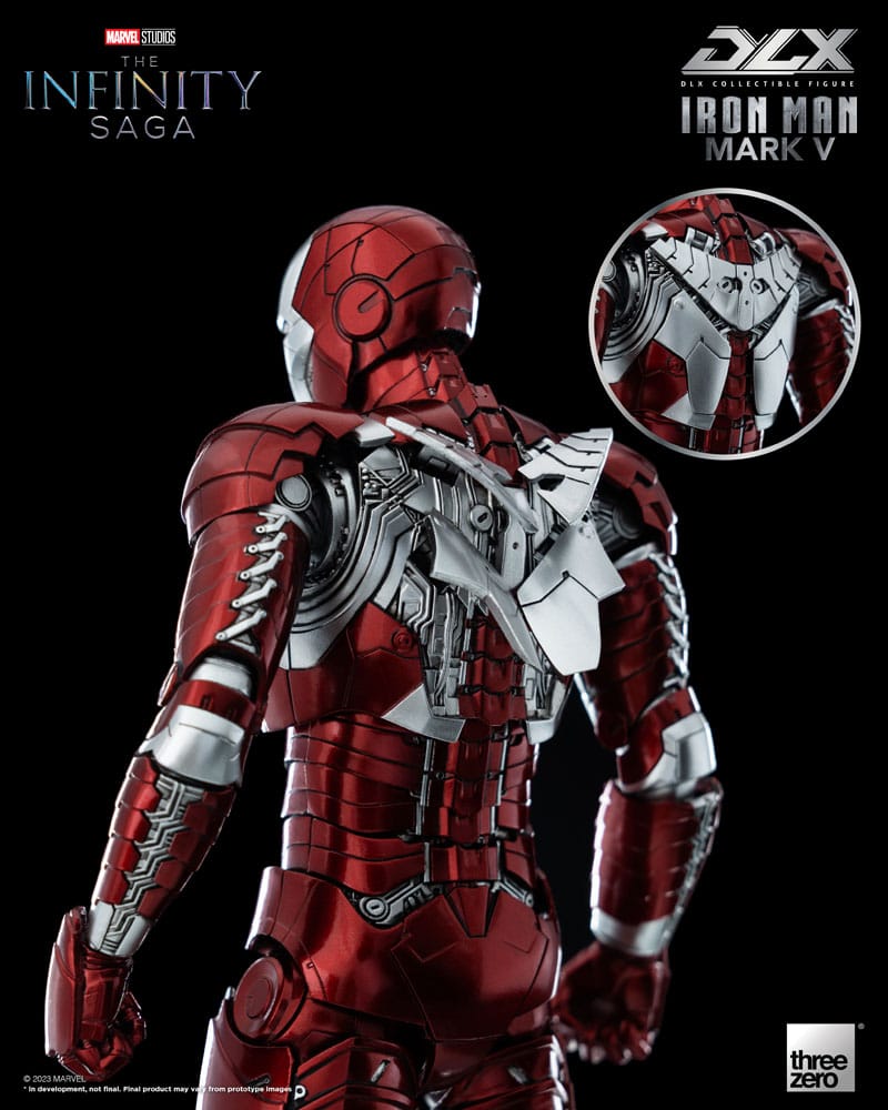 Infinity Saga DLX Action Figure 1/12 Iron Man Mark 5 17 cm 4897056204010