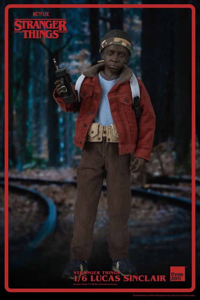 Stranger Things Action Figure 1/6 Lucas Sinclair 23 cm 4897056205130