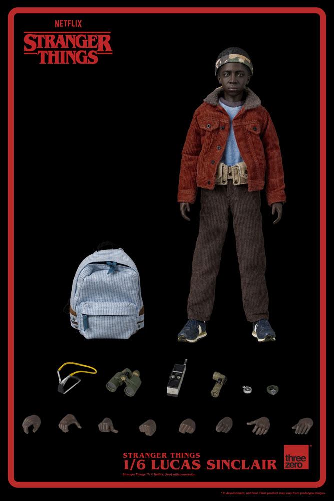 Stranger Things Action Figure 1/6 Lucas Sinclair 23 cm 4897056205130