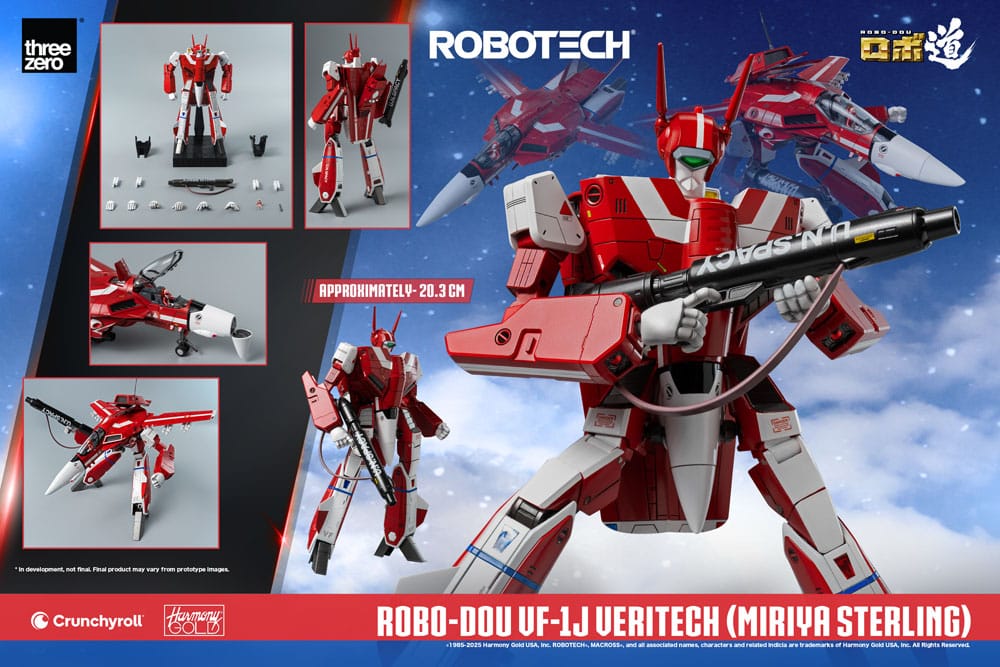 Robotech Action Figure ROBO-DOU VF-1J Veritech (Miriya Sterling) 20 cm 4895250816275