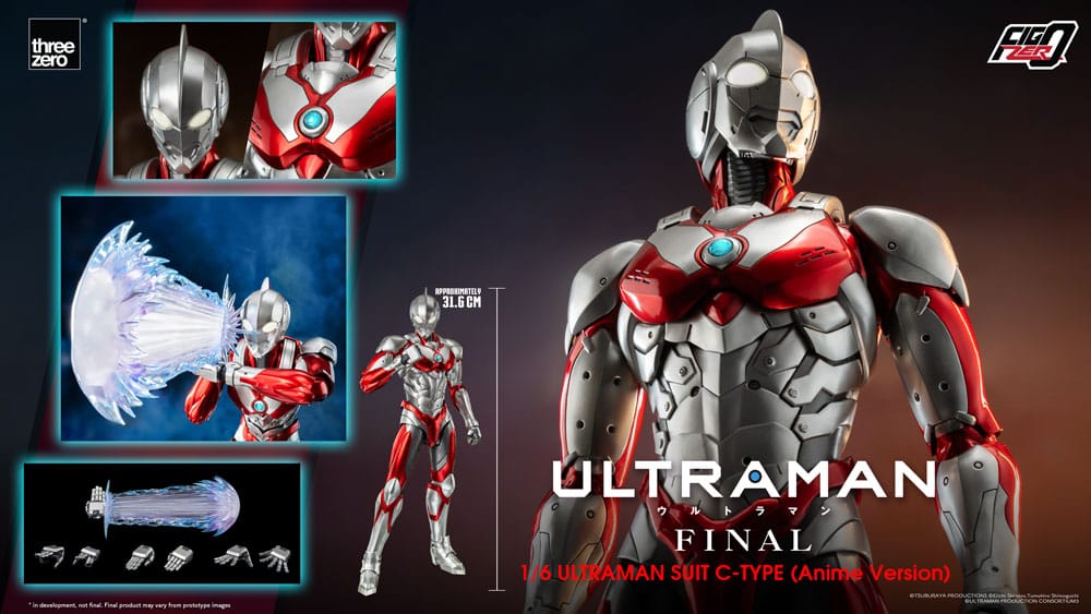 Ultraman FigZero Action Figure 1/6 Ultraman Suit C-Type (Anime Version) 31 cm 4895250813397