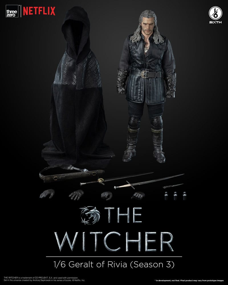 The Witcher Season 3 Action Figure 1/6 Geralt of Rivia 31 cm 4895250809758