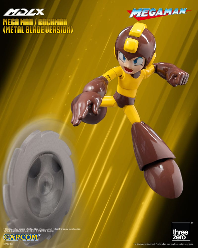 Mega Man MDLX Action Figure Mega Man / Rockman (Metal Blade Version) 10 cm 4895250816152