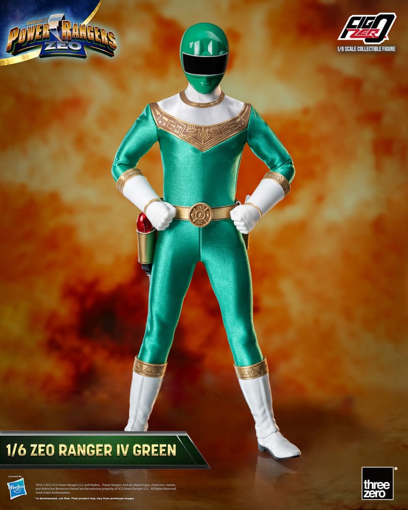 Power Rangers Zeo FigZero Action Figure 1/6 Ranger IV Green 30 cm 4895250810402