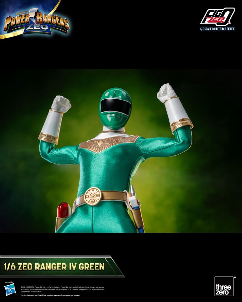 Power Rangers Zeo FigZero Action Figure 1/6 Ranger IV Green 30 cm 4895250810402