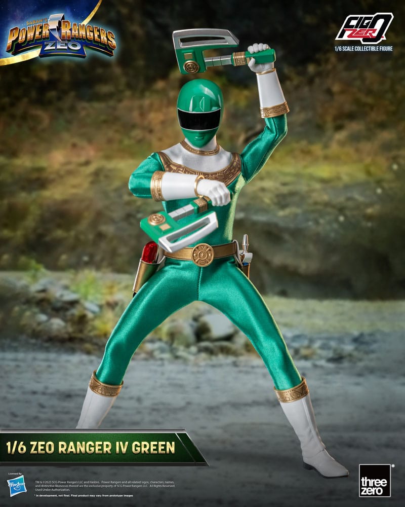 Power Rangers Zeo FigZero Action Figure 1/6 Ranger IV Green 30 cm 4895250810402