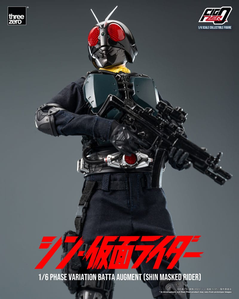 Kamen Rider FigZero Action Figure 1/6 Phase Variation Batta Augment (Shin Masked Rider) 30 cm 4895250814639