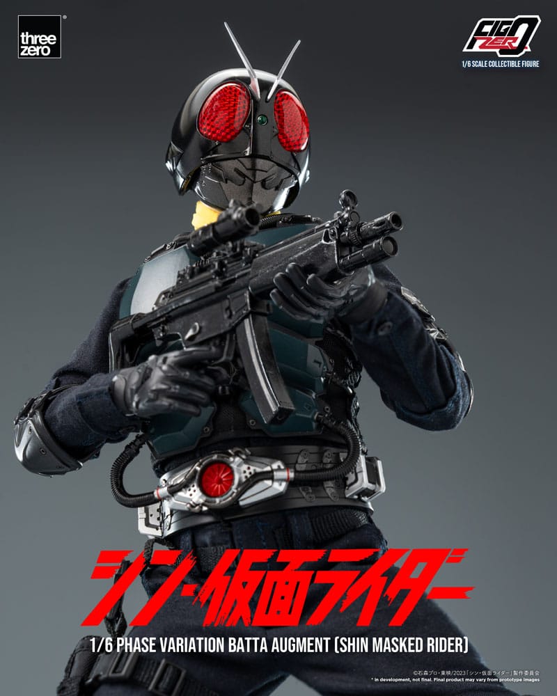 Kamen Rider FigZero Action Figure 1/6 Phase Variation Batta Augment (Shin Masked Rider) 30 cm 4895250814639