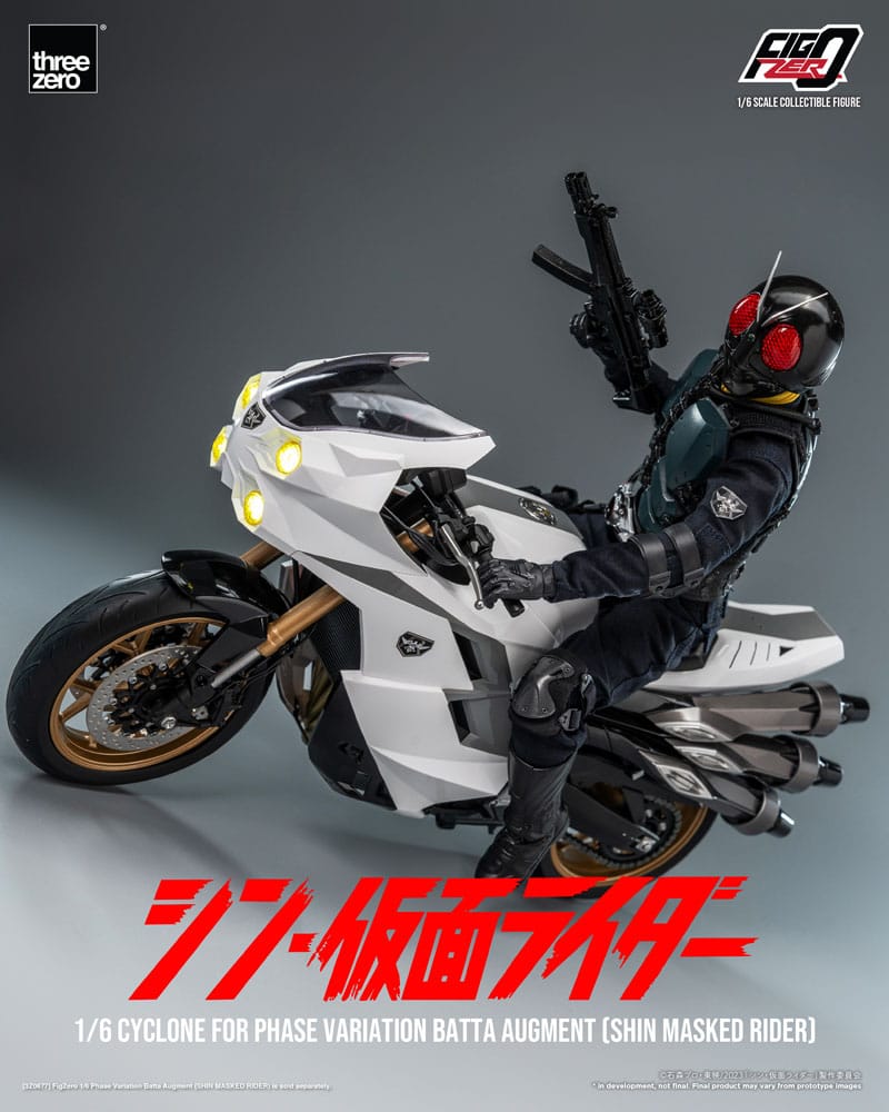 Kamen Rider FigZero Vehicle 1/6 Cyclone for Phase Variation Batta Augment (Shin Masked Rider) 35 cm 4895250814691