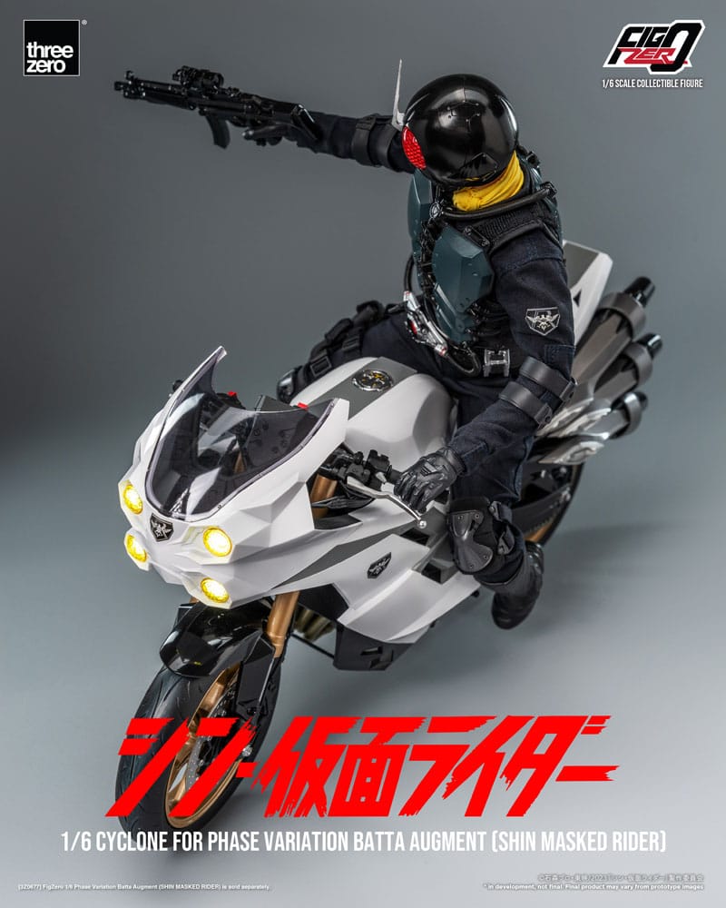 Kamen Rider FigZero Vehicle 1/6 Cyclone for Phase Variation Batta Augment (Shin Masked Rider) 35 cm 4895250814691