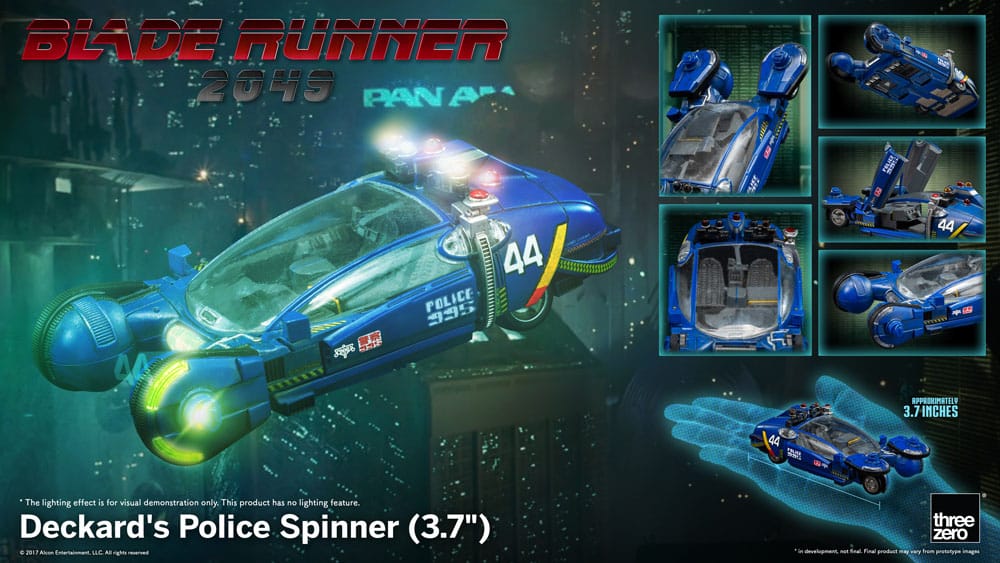 Blade Runner 2049 Vehicle Deckard's Police Spinner 10 cm 4895250814929