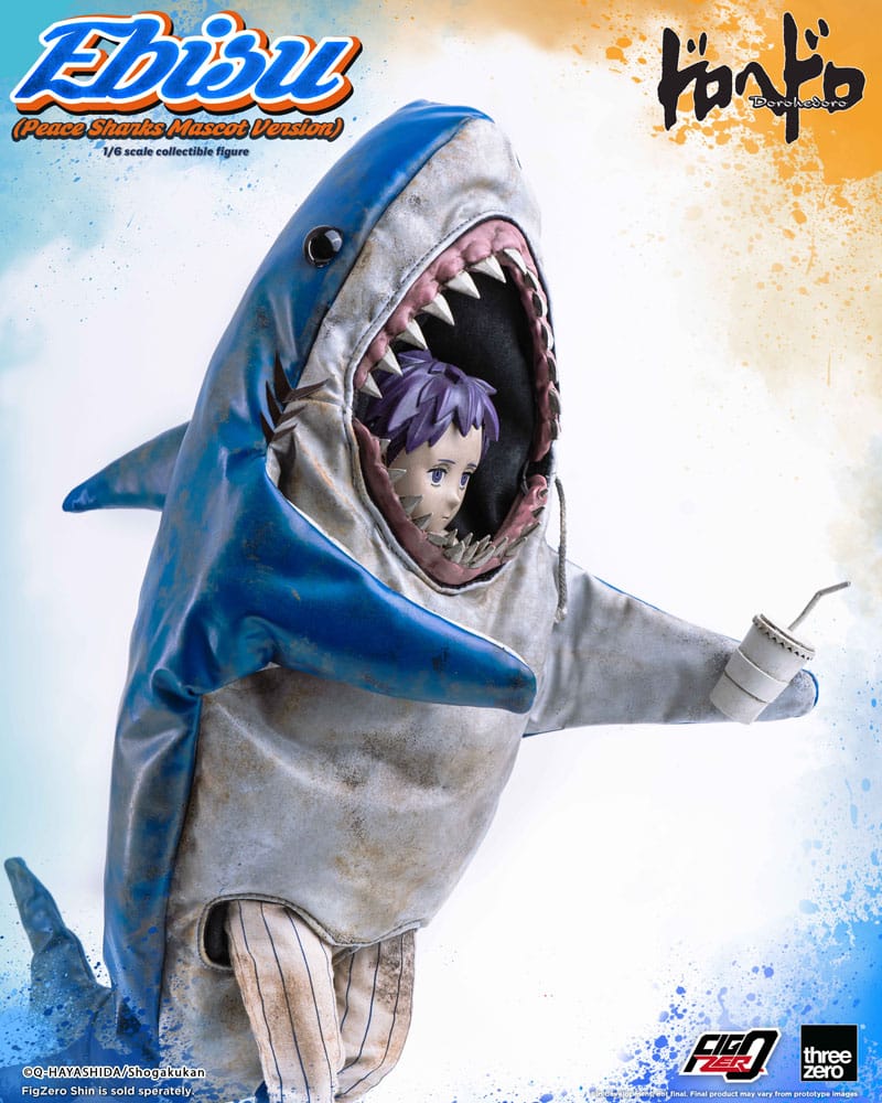 Dorohedoro FigZero Action Figure 1/6 Ebisu Peace Sharks Mascot Ver. 24 cm 4895250815391