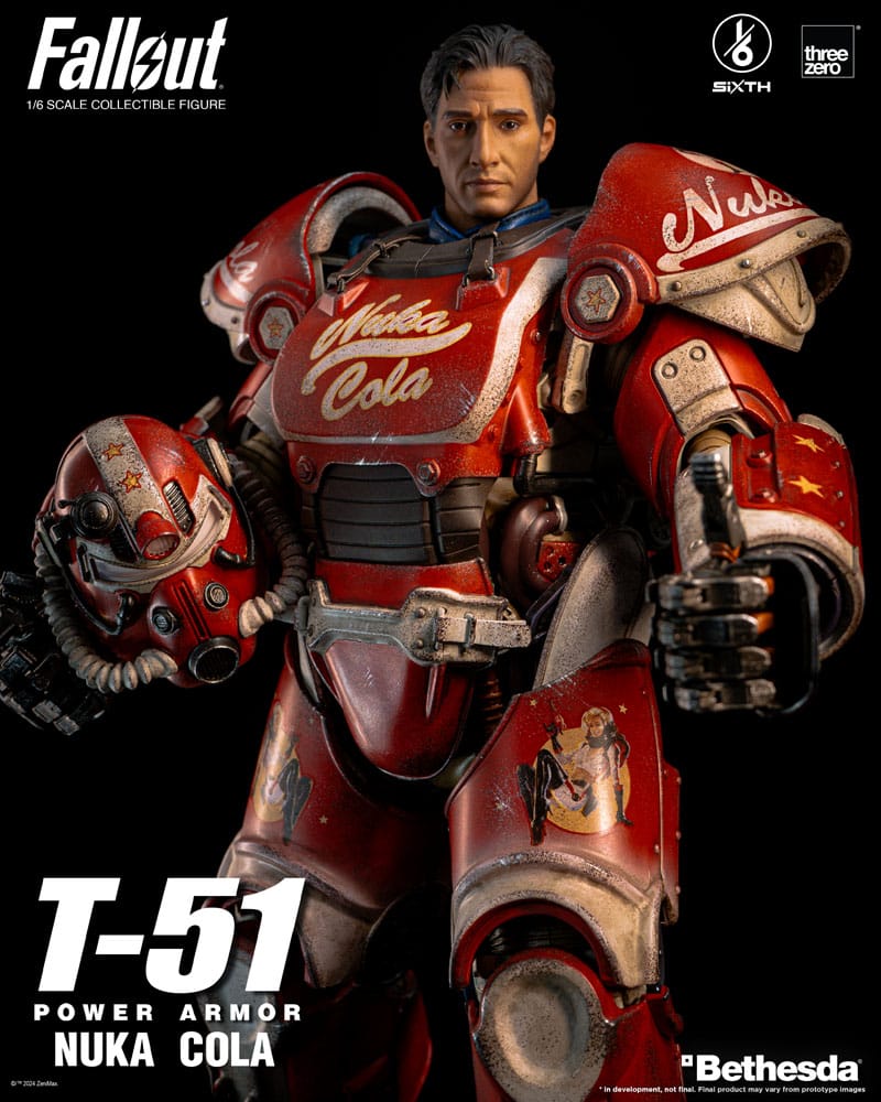 Fallout Action Figure 1/6 T-51 Nuka Cola Power Armor 37 cm 4895250811379