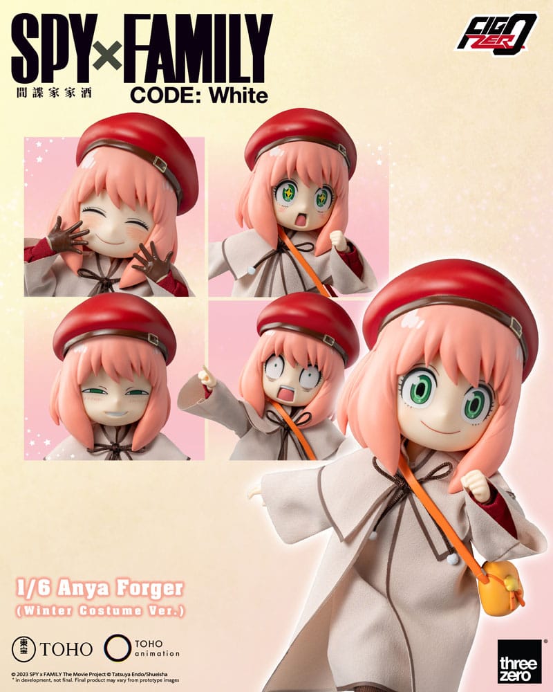 Spy x Family Code: White FigZero Action Figure 1/6 Anya Forger Winter Costume Ver. 17 cm 4895250811218