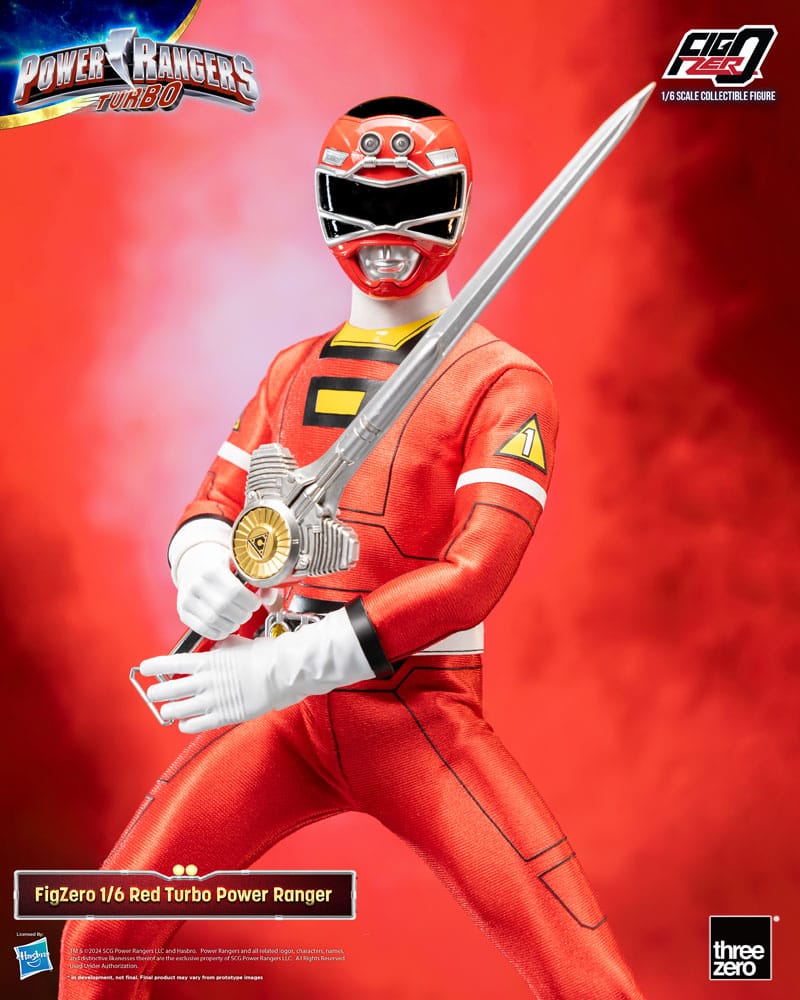 Power Rangers Turbo FigZero Action Figure 1/6 Red Turbo Power Ranger 30 cm 4895250815216