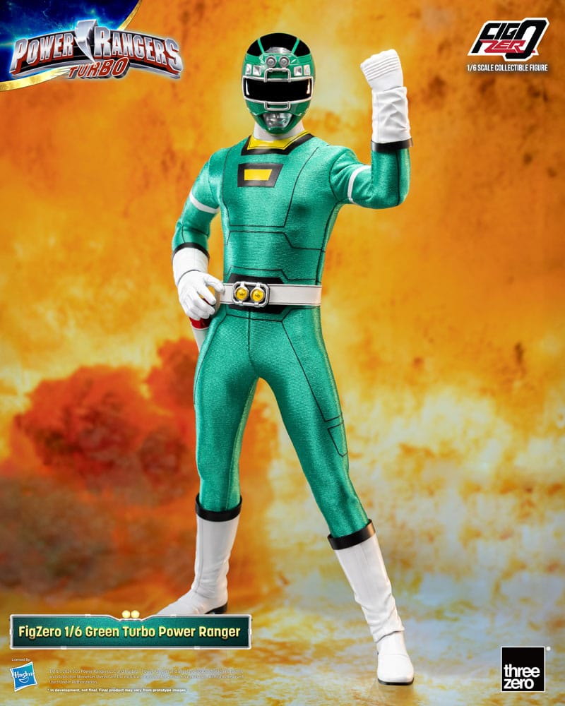 Power Rangers Turbo FigZero Action Figure 1/6 Green Turbo Power Ranger 30 cm 4895250815230