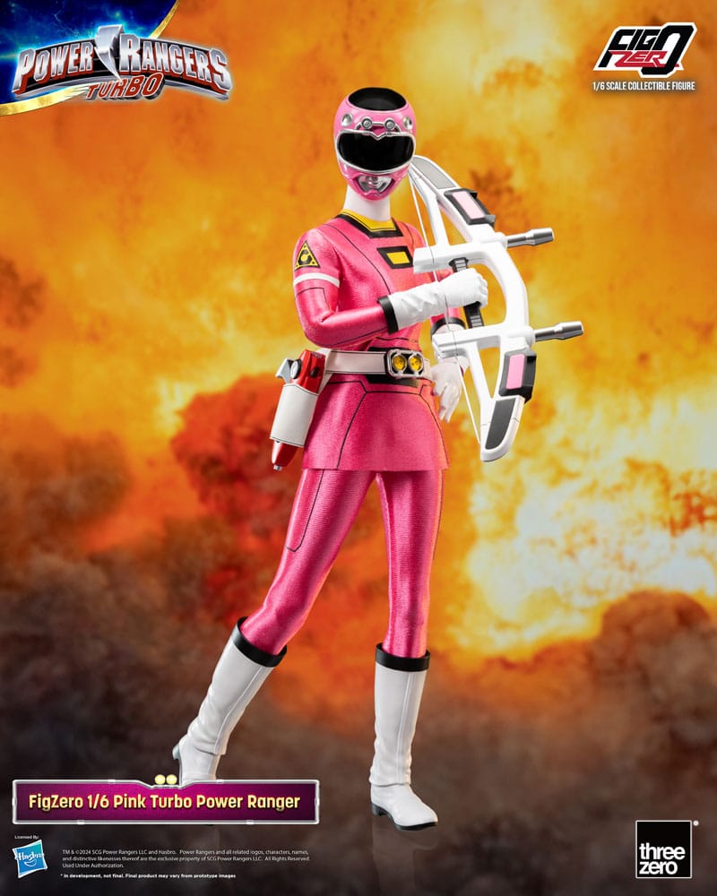 Power Rangers Turbo FigZero Action Figure 1/6 Pink Turbo Power Ranger 30 cm 4895250815254