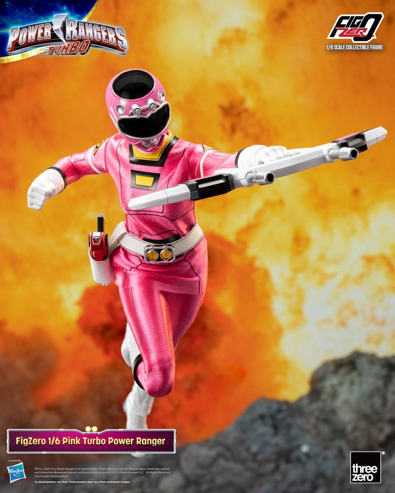 Power Rangers Turbo FigZero Action Figure 1/6 Pink Turbo Power Ranger 30 cm 4895250815254