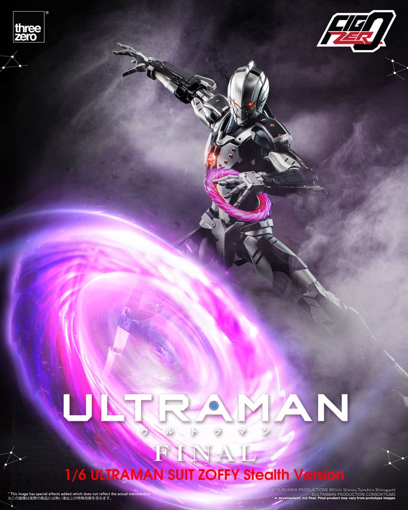 Ultraman Final FigZero Action Figure 1/6 Ultraman Suit Zoffy Stealth Version 30 cm 4895250815995