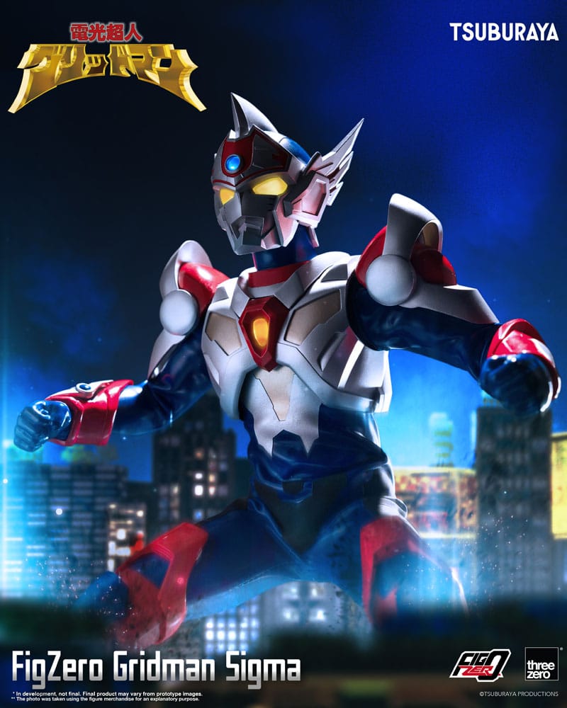 Gridman the Hyper Agent: Revenge of Neo Evil Lord FigZero Action Figure Gridman Sigma 30 cm 4895250815858