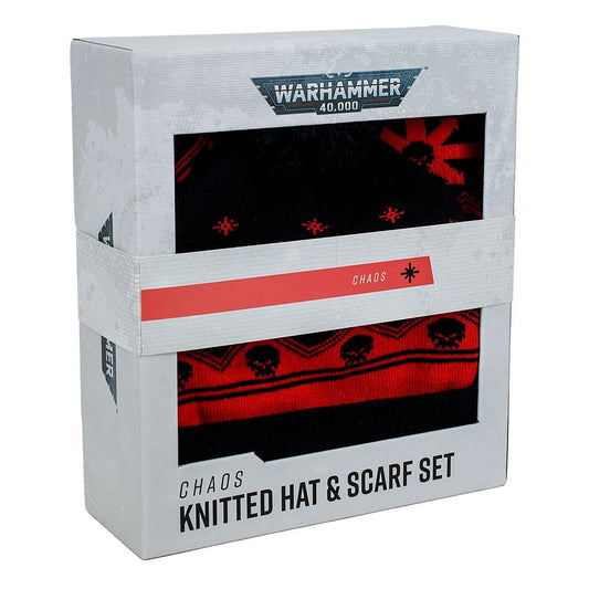 Warhammer 40K Beanie & Scarf Set Chaos 5011921227617