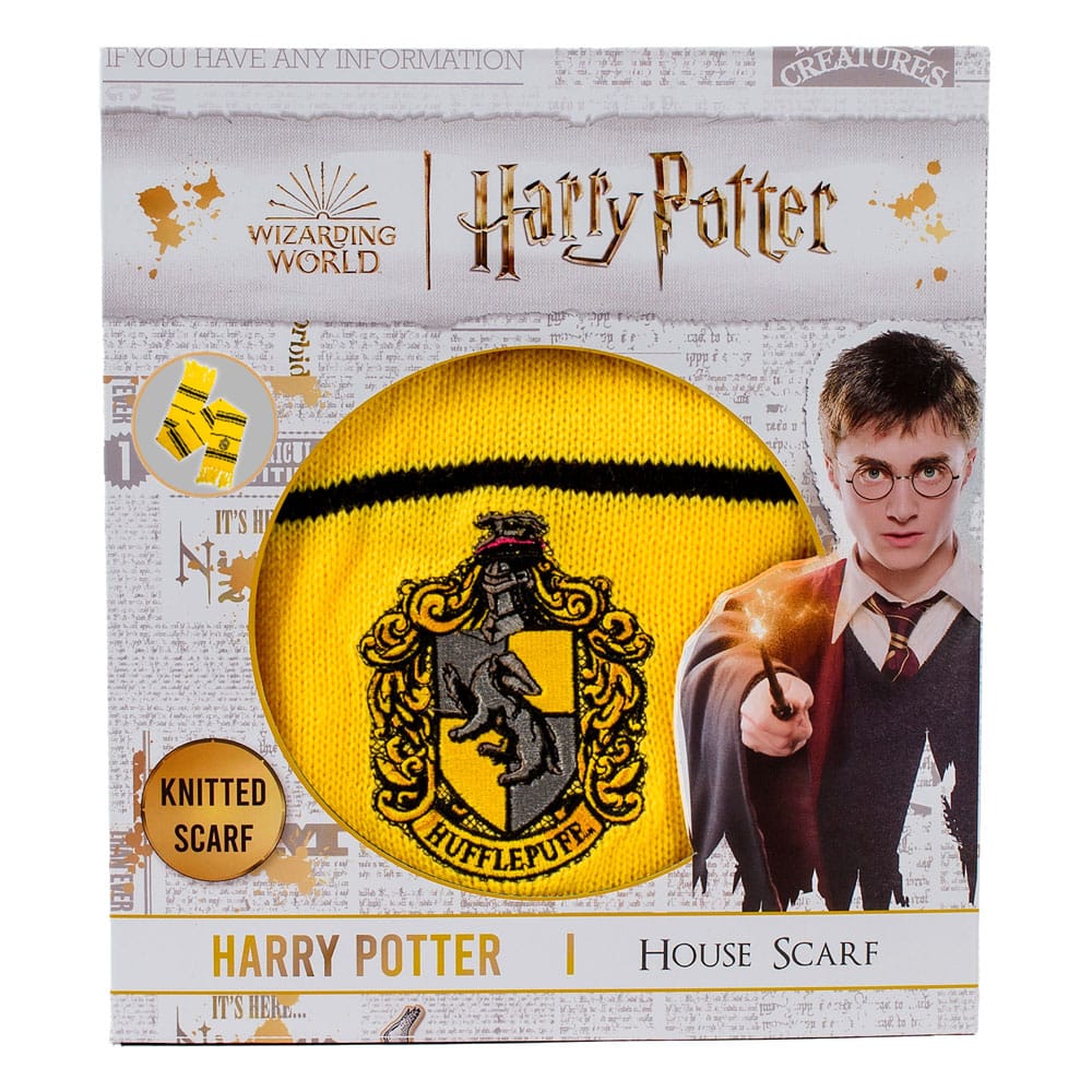 Harry Potter Scarf Hufflepuff Thin Stripes (Boxed) 160 cm 5061036140936