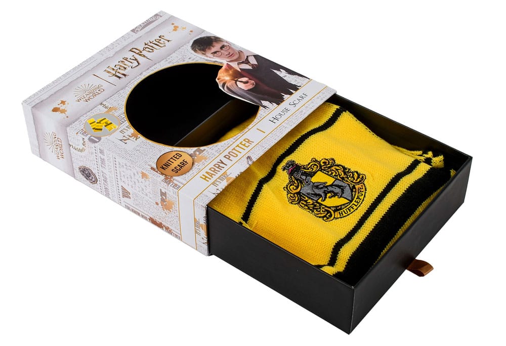 Harry Potter Scarf Hufflepuff Thin Stripes (Boxed) 160 cm 5061036140936