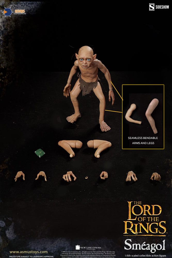 Lord of the Rings Action Figure 1/6 Sméagol 20 cm 0747720270312