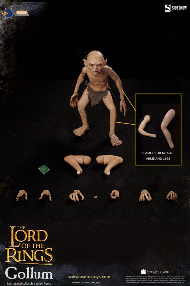 Lord of the Rings Action Figure 1/6 Gollum 20 cm 0747720277427