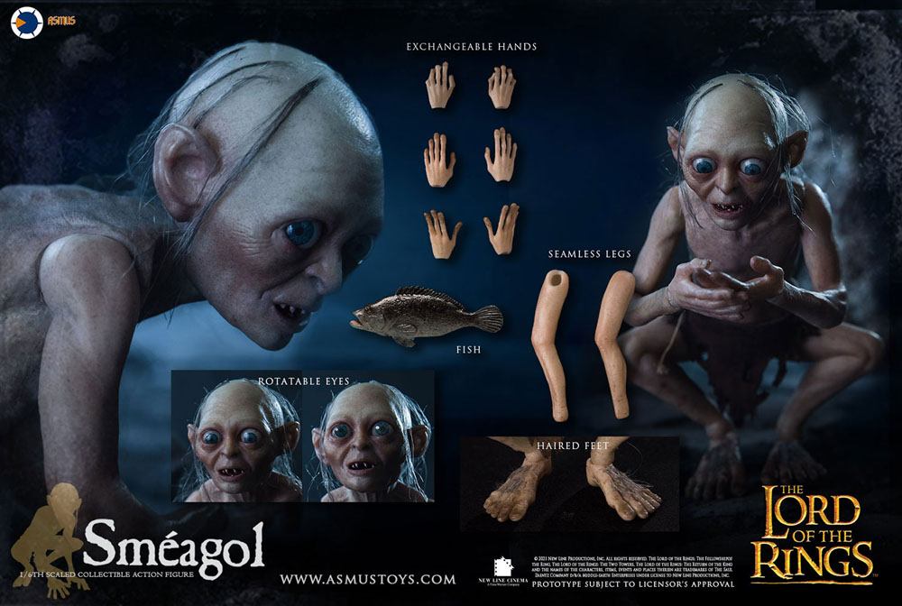 Lord of the Rings Action Figure 1/6 Sméagol 1 4713294720849