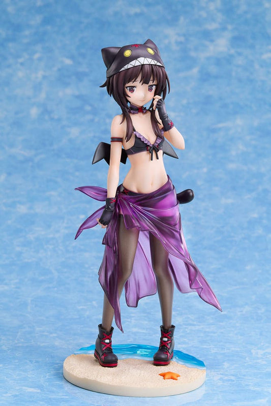 KonoSuba: An Explosion on This Wonderful World! Statue 1/7 Megumin Chomusuke Swimsuit Ver. 22 cm 4595057570010